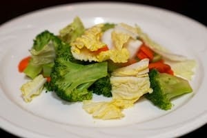 Thai Mixed Vegetables Entree.